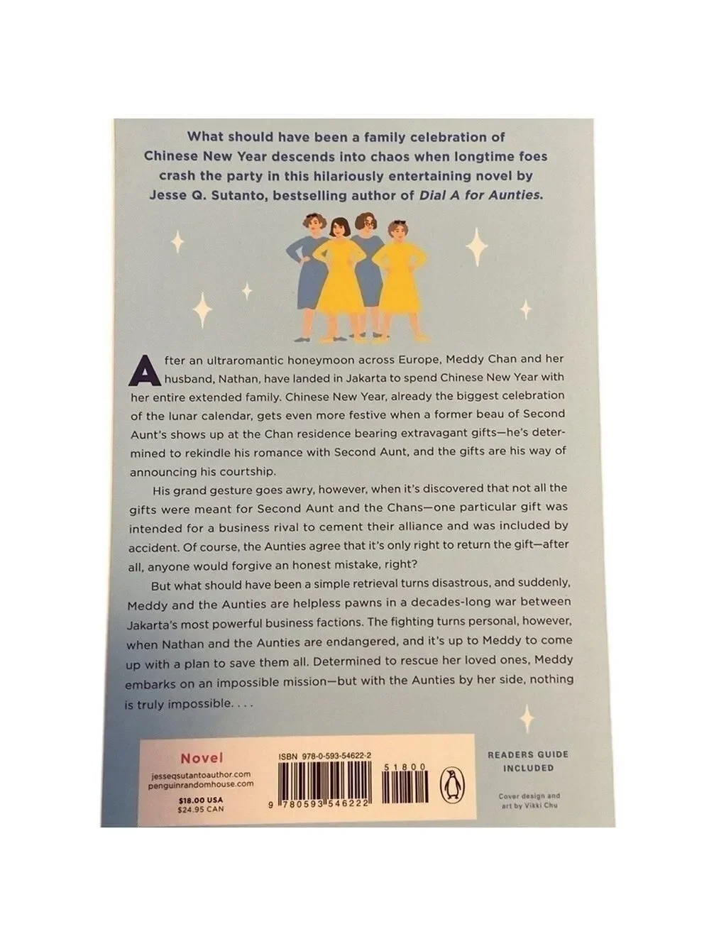 The Good the Bad and the Aunties by Jesse Q. Sutanto Paperback Novel